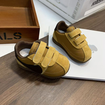 Leopard mintás sportcipők 1-3 éveseknek, puha talp, Velcro-zár, lélegző, vízálló