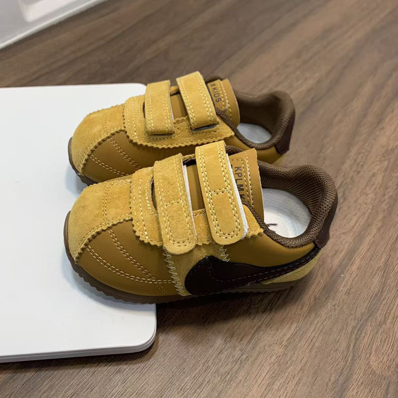 Leopard mintás sportcipők 1-3 éveseknek, puha talp, Velcro-zár, lélegző, vízálló