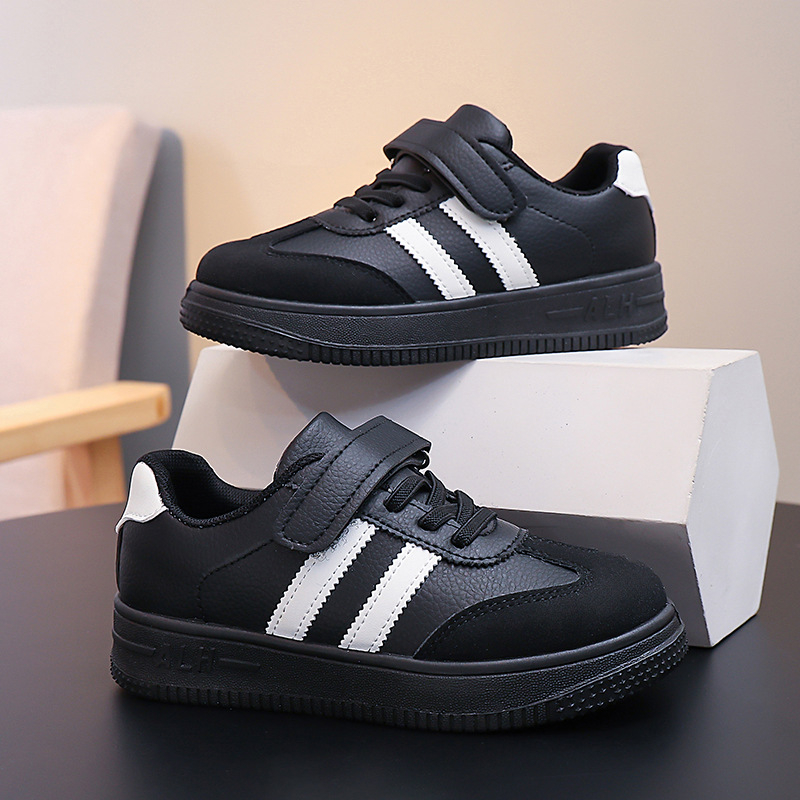 Dječje njemačke tenisice za trening - uzorak pruge, gornji dio PU, potplat PVC, lagane, protuklizne, izdržljive, unisex