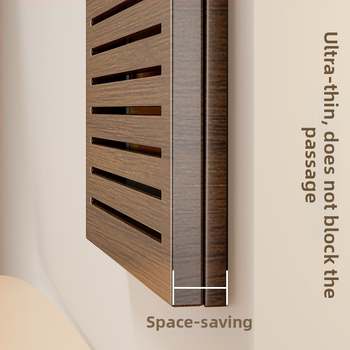 Ξύλινο κάλυμμα για πίνακα χαμηλής τάσης σε ξύλινο πλαίσιο, χωρίς διάτρηση, διακοσμητικό πάνελ για μετρητή και καλώδια δικτύου, μοντέρνο μινιμαλιστικό σχέδιο για ανάρτηση