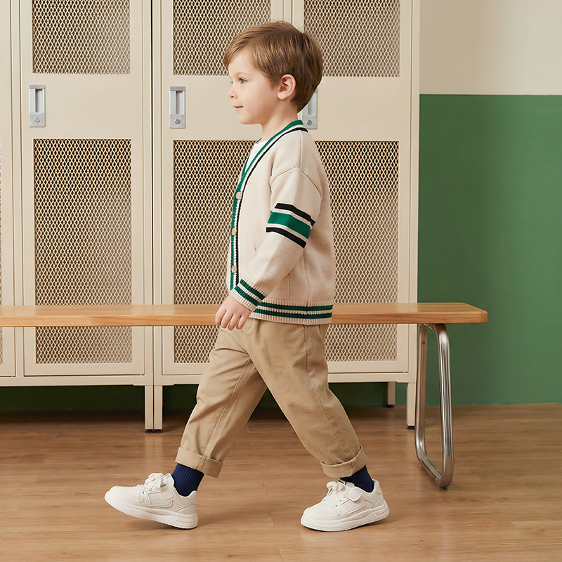 Dječje casual tenisice s gornjim dijelom od mikrovlakana, potplat od reciklirane gume, zatvaranje na Velcro, vodootporne i protuklizne, unisex