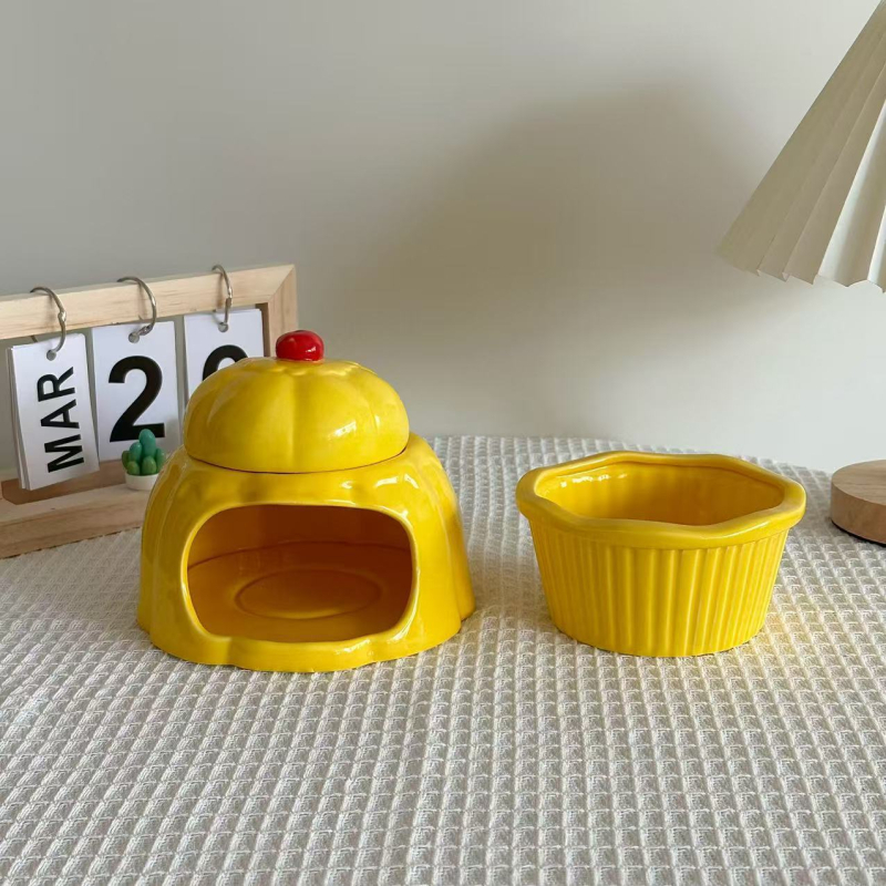 Φωλιά από κεραμικό για χάμστερ – Διπλού επιπέδου καταφύγιο (Υλικό: Κεραμικό; Εισαγωγή: Όχι; Μάρκα: Καμία)