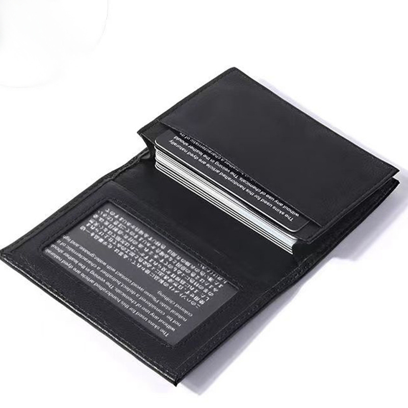 Držač kartica od pletene ovčje kože, unisex, gradski minimalistički stil, karirani uzorak, prozračan