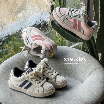 Dječje tenisice s Velcro, niskim krojem, lagane, gumeni potplat, korejski stil
