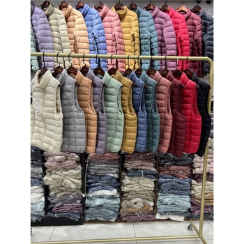 Youjia γυναικείο ελαφρύ γιλέκο με πούπουλα πάπιας, κοντό ύφος, εξωτερικό ύφασμα νάιλον, 86–90% πούπουλο πάπιας, στενή γραμμή, χειμώνας 2025