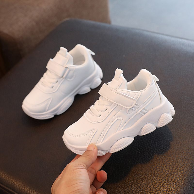 Dječje tenisice s Velcro kopčom, umjetna koža, gumeni potplat, za proljeće i jesen, unisex