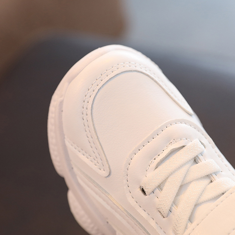 Dječje tenisice s Velcro kopčom, umjetna koža, gumeni potplat, za proljeće i jesen, unisex
