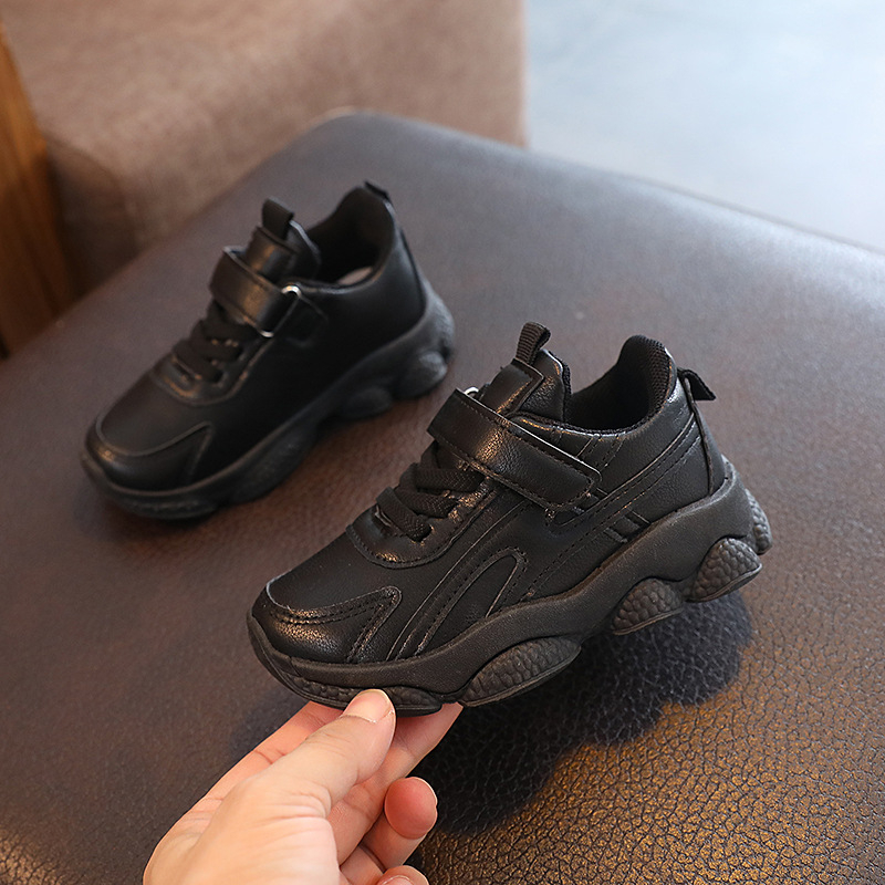 Dječje tenisice s Velcro kopčom, umjetna koža, gumeni potplat, za proljeće i jesen, unisex