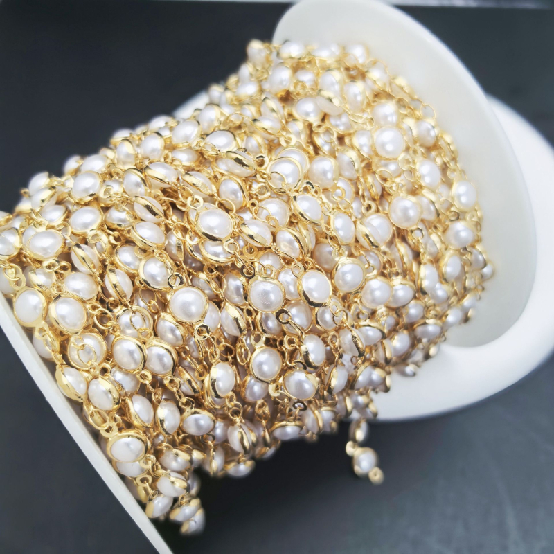 Spona do vlasov s perlou a retiazkou, ručne vyrobená, meď, elektroplátovanie, vintage prívesok pre pódiové vystúpenia a svadobné fotenie