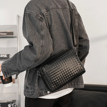 Clutch pentru bărbați – piele PU, stil de navetă de afaceri, căptușeală din poliester, ETONWEAG