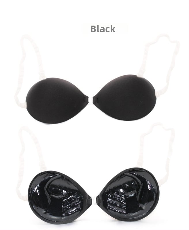 Ragasztó melltapasz tenyér alakú, vastagított csipkés hímzéssel, láthatatlan push-up hatású, esküvői fotózáshoz.