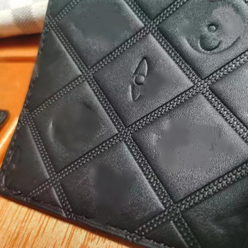 Portofel pentru bărbați cu mai multe buzunare pentru carduri, model cu litere, PU piele, căptușeală din piele sintetică, Primăvara 2025