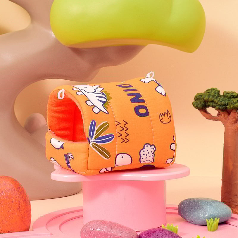 Καταφύγιο για χάμστερ από βαμβάκι, κατοικία σε σχήμα σπιτιού, για ανάπαυση και απόκρυψη, εσωτερική χρήση