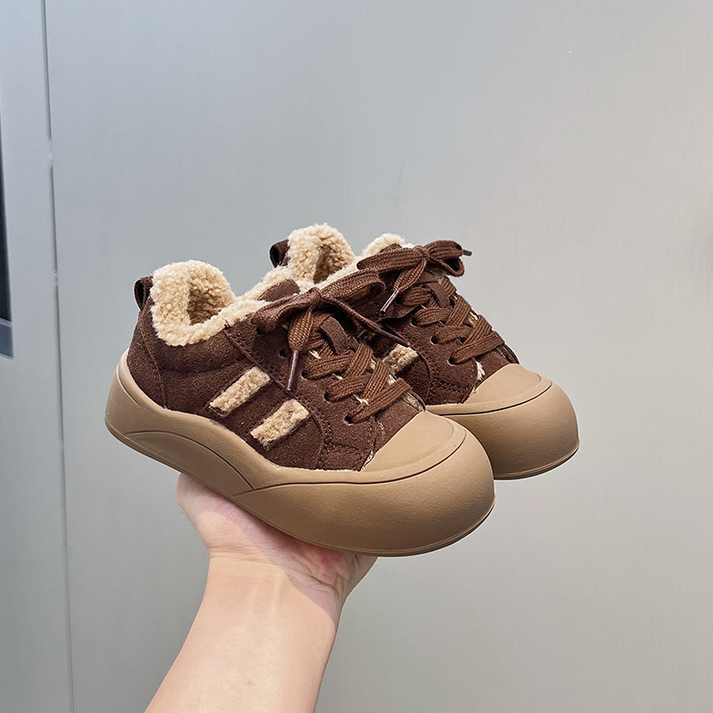 Dječje tenisice za trčanje – unisex, jesen-zima-proljeće, debeli topli ulošci, Velcro zatvaranje, gumeni potplat
