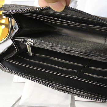 Muški pleteni novčanik i dugi ručno izrađeni clutch u korejskom stilu — PU koža, gradska jednostavnost, poliester podstava, svakodnevna uporaba