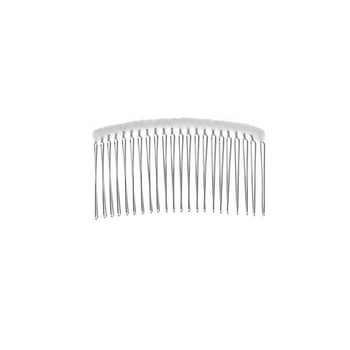 Vjenčani veo s rubom od kristalnih perlica, metalni materijal, moderan stil, 1-layer finger cots