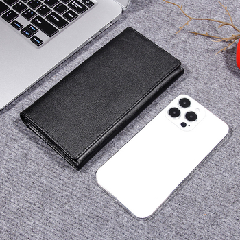 Ανδρικό μακρύ πορτοφόλι από γνήσιο δέρμα κορυφαίας ποιότητας, με αντι-κλοπή, αδιάβροχο, ultra-light – στιλ επιχειρηματικής μετακίνησης