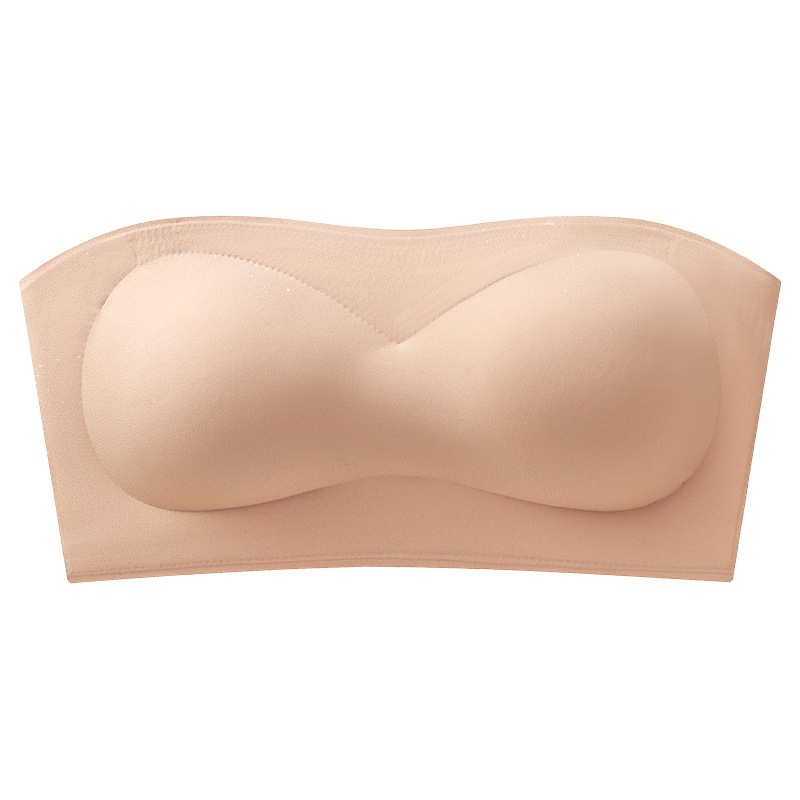 Nylon bez naramenica tube top za prsa – protuklizni, bez šavova, bez leđa