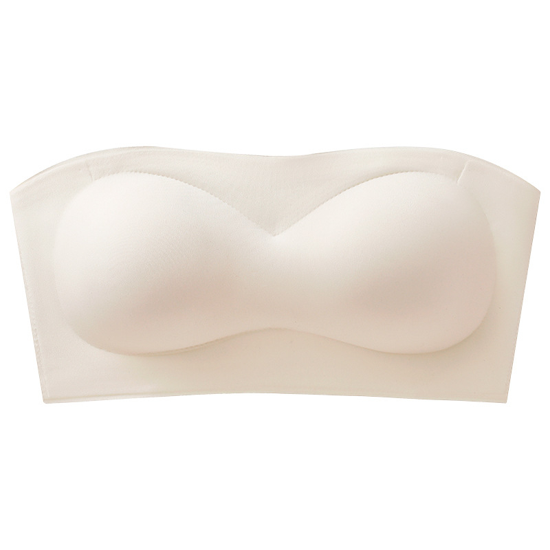 Nylon bez naramenica tube top za prsa – protuklizni, bez šavova, bez leđa