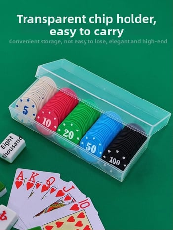 Chip pentru Mahjong și sălile de jocuri - Chipuri Texas Hold'em poker, plastic PS, brand Bairuo, cod 222, origine Ningbo, Zhejiang