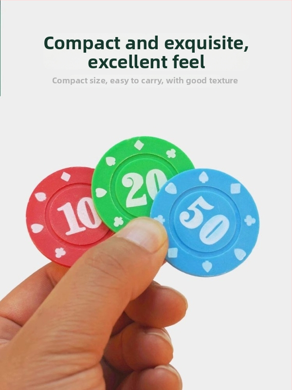 Chip pentru Mahjong și sălile de jocuri - Chipuri Texas Hold'em poker, plastic PS, brand Bairuo, cod 222, origine Ningbo, Zhejiang