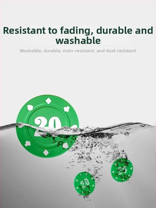 Chip pentru Mahjong și sălile de jocuri - Chipuri Texas Hold'em poker, plastic PS, brand Bairuo, cod 222, origine Ningbo, Zhejiang