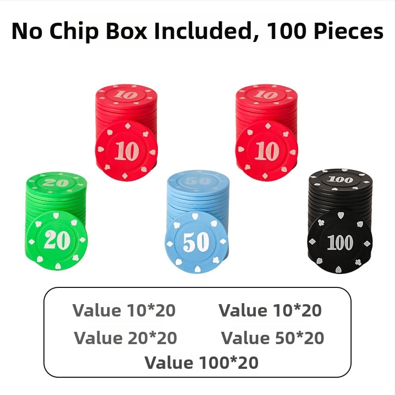 Chip pentru Mahjong și sălile de jocuri - Chipuri Texas Hold'em poker, plastic PS, brand Bairuo, cod 222, origine Ningbo, Zhejiang