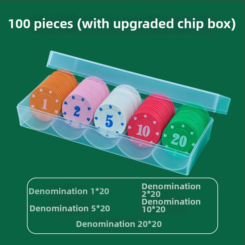 Chip pentru Mahjong și sălile de jocuri - Chipuri Texas Hold'em poker, plastic PS, brand Bairuo, cod 222, origine Ningbo, Zhejiang