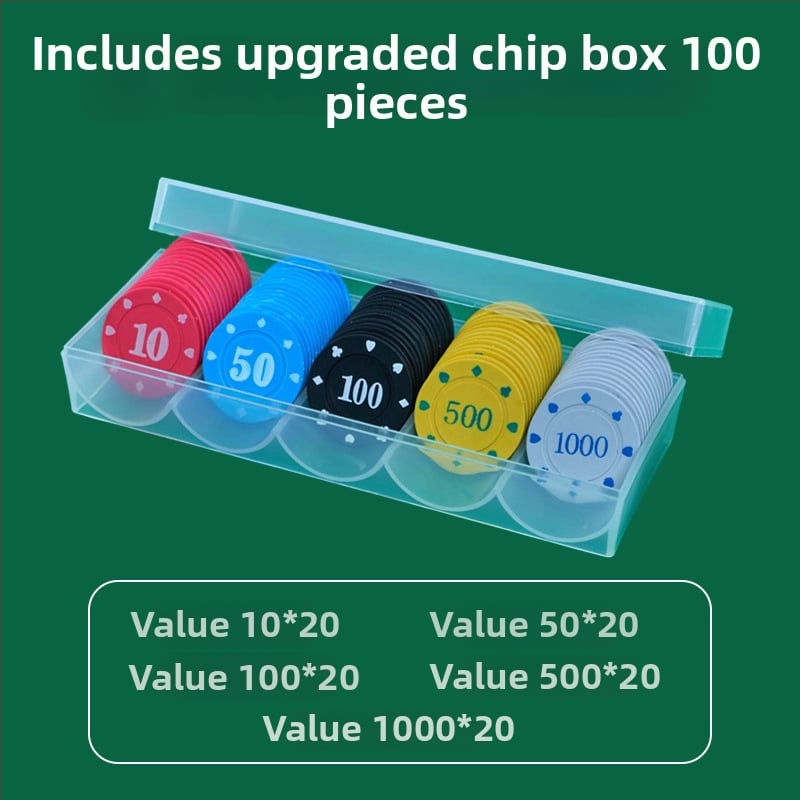 Chip pentru Mahjong și sălile de jocuri - Chipuri Texas Hold'em poker, plastic PS, brand Bairuo, cod 222, origine Ningbo, Zhejiang
