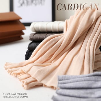 Вълнен плетен пуловер, тънък силует, дълги ръкави, 95% вълна