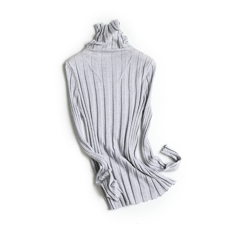 Вълнен плетен пуловер, тънък силует, дълги ръкави, 95% вълна