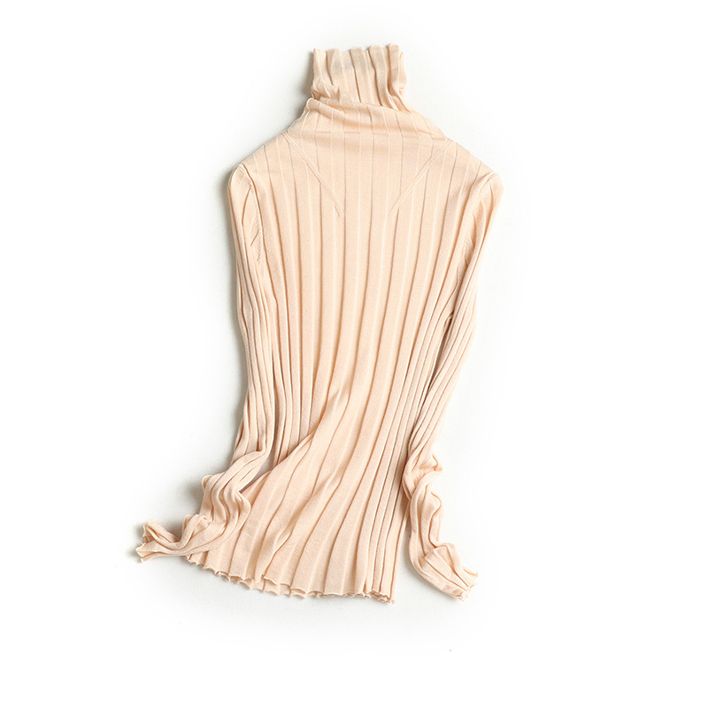 Вълнен плетен пуловер, тънък силует, дълги ръкави, 95% вълна