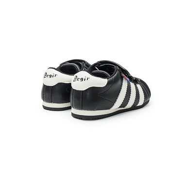 Dječje crne tenisice u retro stilu, s velikim prednjim dijelom, ravna potplat, casual sportska obuća, jesen 2025 model, mekana potplata, unisex