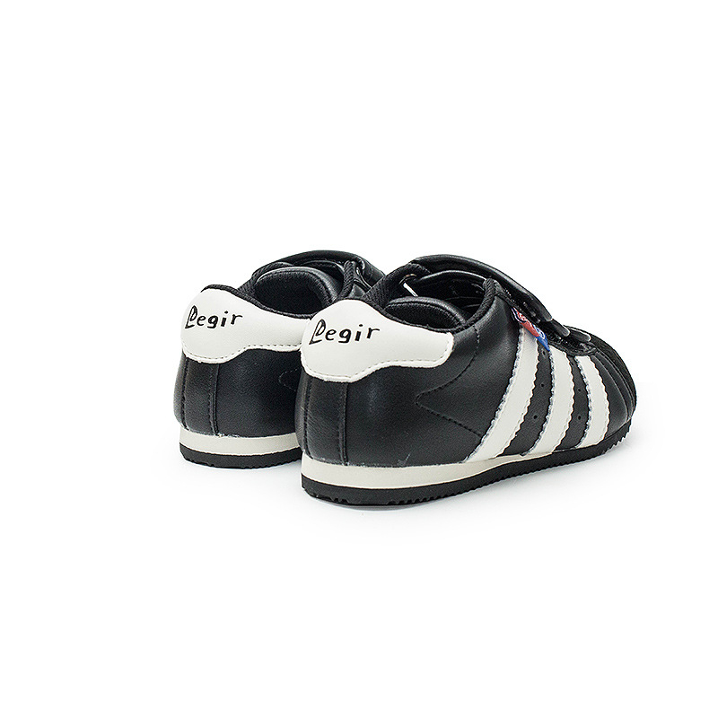 Dječje crne tenisice u retro stilu, s velikim prednjim dijelom, ravna potplat, casual sportska obuća, jesen 2025 model, mekana potplata, unisex