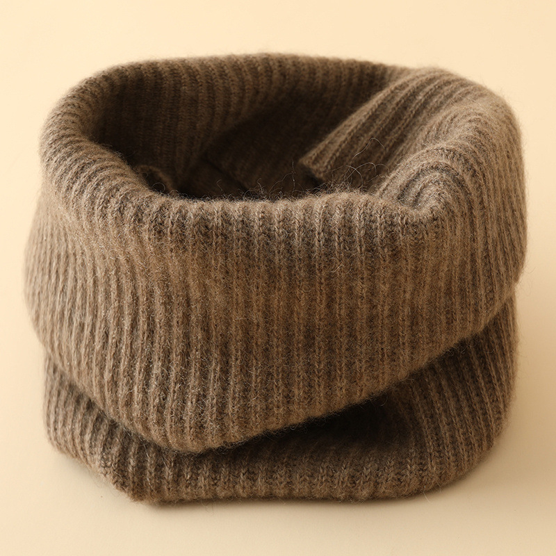 Кашмирен шал за врата с връзка - унисекс, Warp Knit, Plain Weave