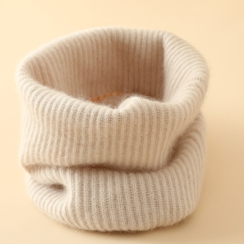 Кашмирен шал за врата с връзка - унисекс, Warp Knit, Plain Weave