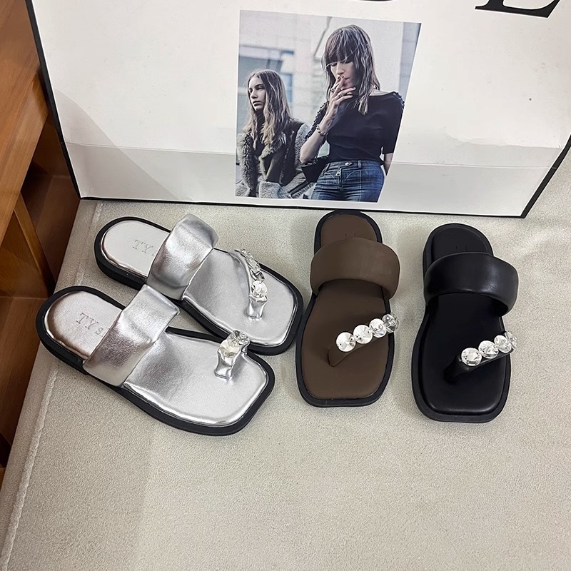 Sandale pentru fete, stil coreean, partea superioară din piele sintetică, talpă din cauciuc, pentru copii 4–16 ani