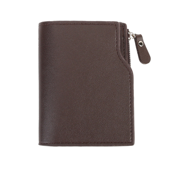 Portofel mic pentru bărbați cu mai multe buzunare pentru carduri – PU piele, ultra-ușor, căptușeală poliester, primăvara 2025