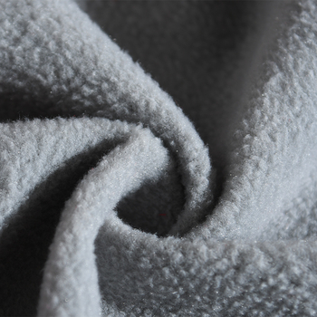 Pamutból készült fleece-béléssel ellátott baseball felső, laza szabású, álló gallér, egyenes elülső gombos rész