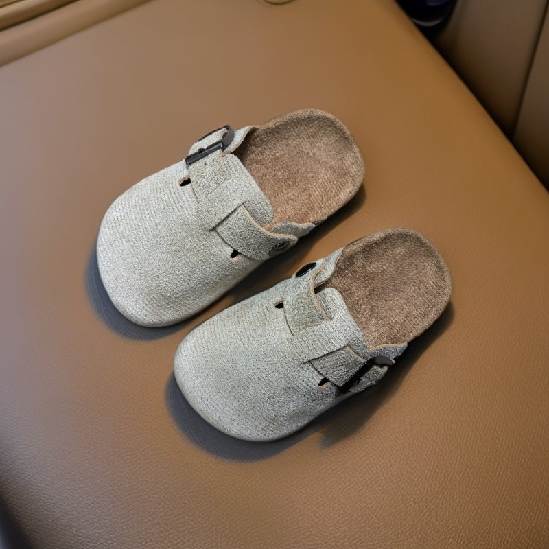 Nova dječja obuća u Birkenstock stilu, s debelom potplatom i zatvorenim prstom, za vanjsku i unutarnju upotrebu, jednostavno za obuvanje
