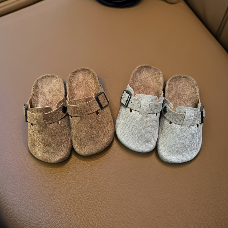Nova dječja obuća u Birkenstock stilu, s debelom potplatom i zatvorenim prstom, za vanjsku i unutarnju upotrebu, jednostavno za obuvanje