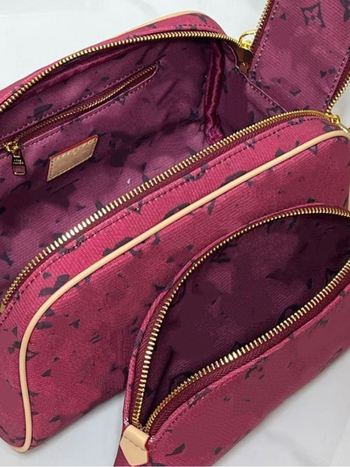 Dopp Kit kozmetikai neszesszer, vászon külső, vászon bélés, kagyló alakú, márka L's family