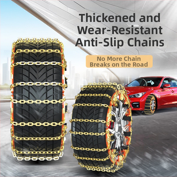 Lanțuri antiderapante pentru anvelope auto, din fier, pentru sedan, off-road, SUV, mașină de afaceri și camion, utilizare de iarnă