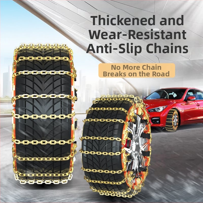 Lanțuri antiderapante pentru anvelope auto, din fier, pentru sedan, off-road, SUV, mașină de afaceri și camion, utilizare de iarnă