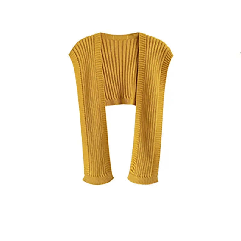 Ženski tanki pleteni šal warp-knit, od poliesterskih vlakana, obrada tie-dye, pogodan za jesen i zimu