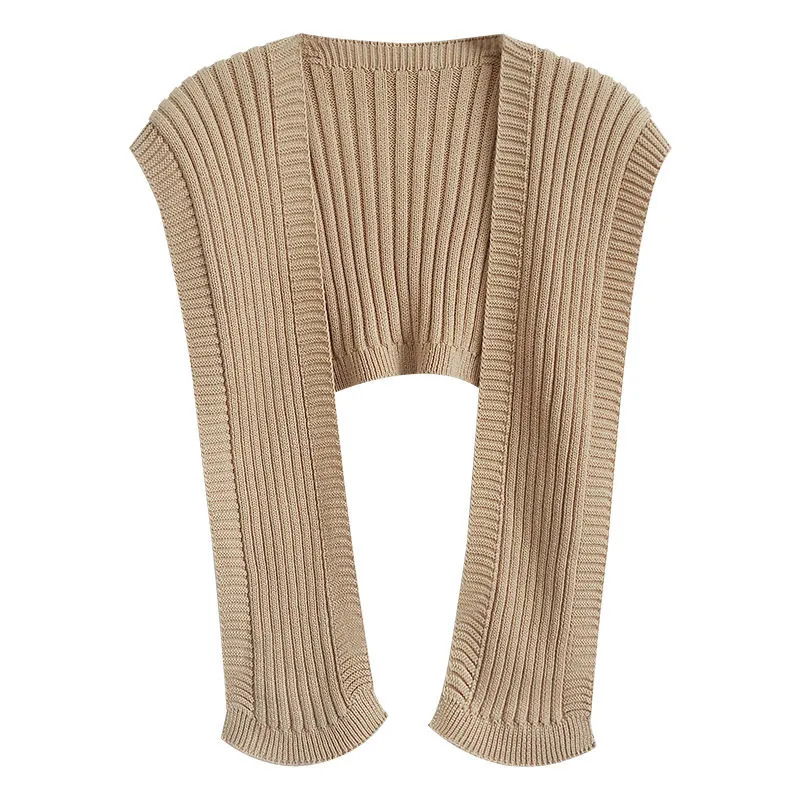 Ženski tanki pleteni šal warp-knit, od poliesterskih vlakana, obrada tie-dye, pogodan za jesen i zimu