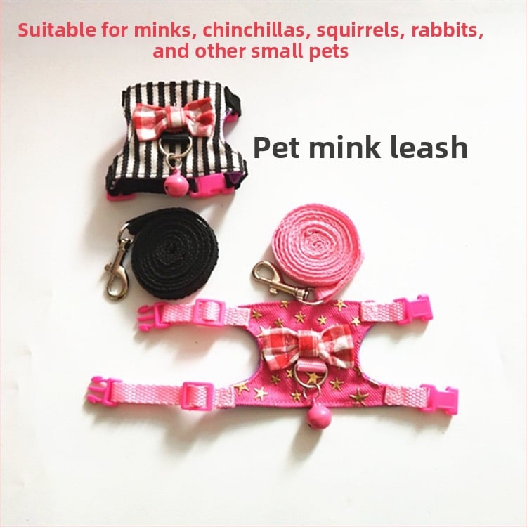 Kisállat mell-hám pórázzal – Denim, Totoro-kompatibilis