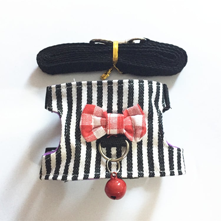 Kisállat mell-hám pórázzal – Denim, Totoro-kompatibilis