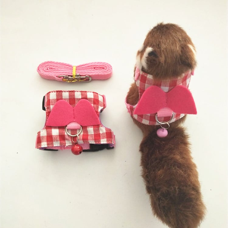 Kisállat mell-hám pórázzal – Denim, Totoro-kompatibilis