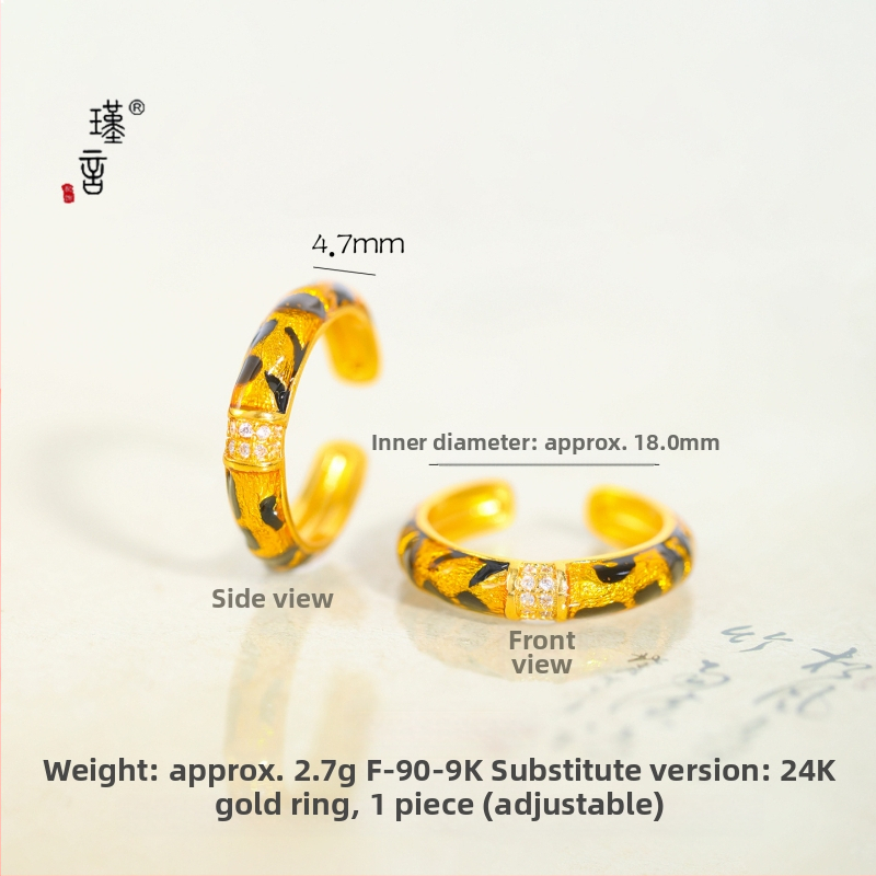 Βραχιόλι από χαλκό, ηλεκτροπλακίωση, βίντεντζ στυλ, λογοτεχνικό ρετρό, μάρκα Jinyan